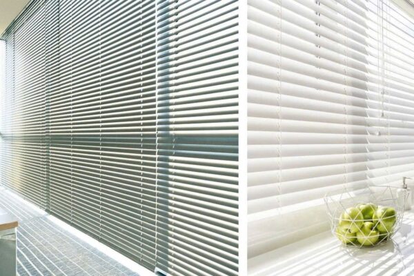 Rèm sáo nhôm phòng bếp sang trọng, tinh tế